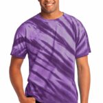 Port & Co  Tiger Stripe Tie-Dye Tee. PC148