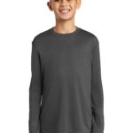 Port & Co  Youth Long Sleeve Performance Tee PC380YLS