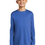 Port & Co  Youth Long Sleeve Performance Tee PC380YLS