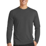 Port & Co  Long Sleeve Performance Blend Tee. PC381LS