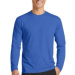 Port & Co  Long Sleeve Performance Blend Tee. PC381LS