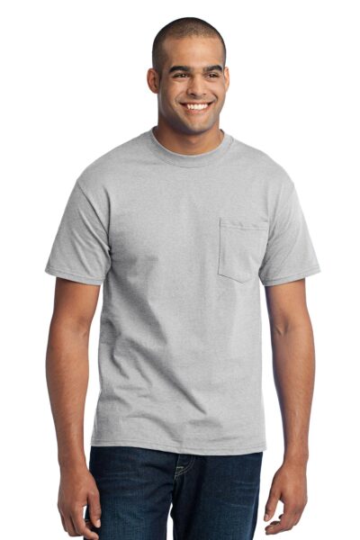 Port & Co   Core Blend Pocket Tee. PC55P