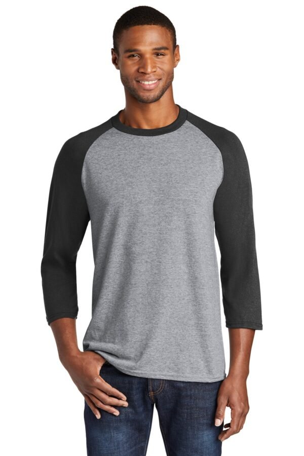 Port & Co ™  Core Blend 3/4-Sleeve Raglan Tee. PC55RS