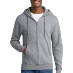 Port & Co  Core Fleece Full-Zip Hooded Sweatshirt. PC78ZH