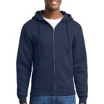Port & Co  Core Fleece Full-Zip Hooded Sweatshirt. PC78ZH