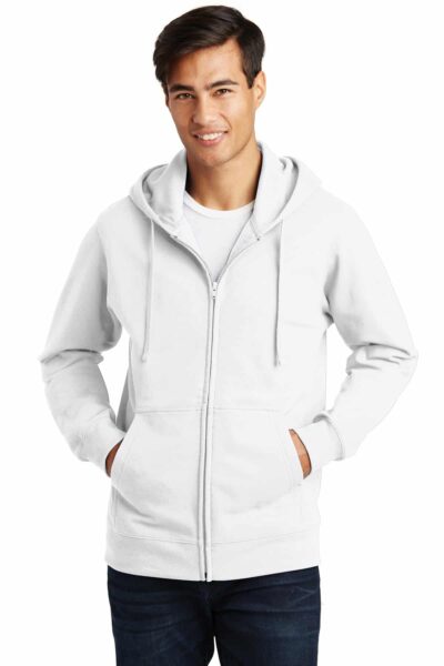 Port & Co   Fan Favorite Fleece Full-Zip Hooded Sweatshirt. PC850ZH