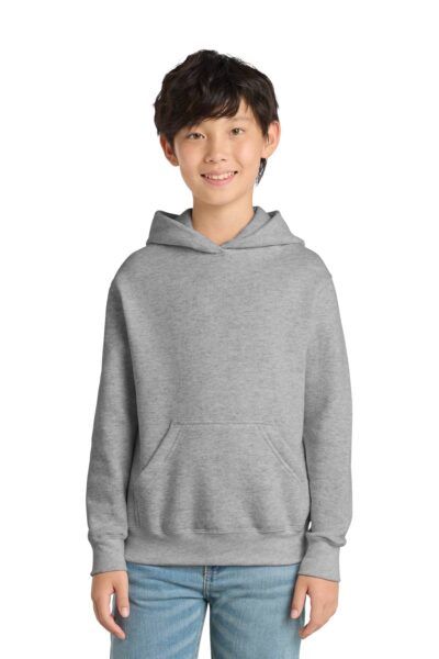 Port & Co   Youth Core Fleece Pullover Hooded Sweatshirt.  PC90YH