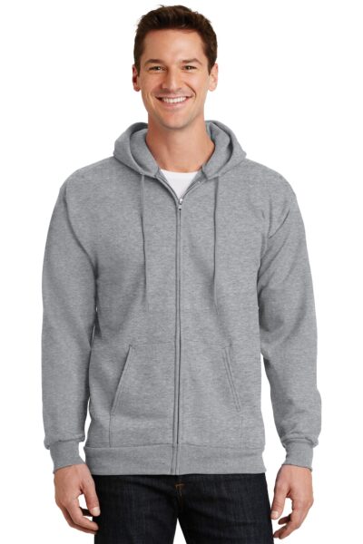Port & Co   Essential Fleece Full-Zip Hooded Sweatshirt.  PC90ZH