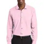 Red House ® Slim Fit Nailhead Non-Iron Shirt. RH390