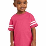 Rabbit Skins  Toddler Football Fine Jersey Tee. RS3037