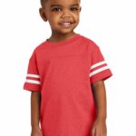 Rabbit Skins  Toddler Football Fine Jersey Tee. RS3037