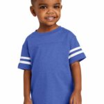 Rabbit Skins  Toddler Football Fine Jersey Tee. RS3037