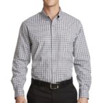 Port Authority ® Long Sleeve Gingham Easy Care Shirt. S654