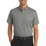 Port Authority ® Short Sleeve SuperPro  Twill Shirt. S664