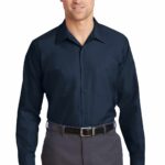 Red Kap ® Long Size, Long Sleeve Industrial Work Shirt. SP14LONG