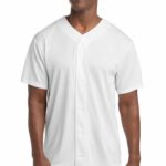 Sport-Tek ® PosiCharge ® Tough Mesh Full-Button Jersey. ST220