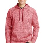 Sport-Tek ® PosiCharge ® Electric Heather Fleece Hooded Pullover. ST225