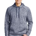 Sport-Tek ® PosiCharge ® Electric Heather Fleece Hooded Pullover. ST225