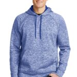 Sport-Tek ® PosiCharge ® Electric Heather Fleece Hooded Pullover. ST225