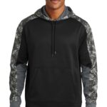 Sport-Tek ® Sport-Wick ® Mineral Freeze Fleece Colorblock Hooded Pullover. ST231