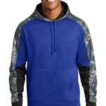 Sport-Tek ® Sport-Wick ® Mineral Freeze Fleece Colorblock Hooded Pullover. ST231