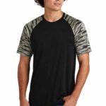 Sport-Tek ® Drift Camo Colorblock Tee ST376