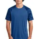 Sport-Tek ® Drift Camo Colorblock Tee ST376