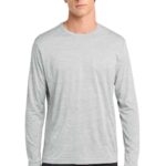 Sport-Tek ® PosiCharge ® Long Sleeve Electric Heather Tee. ST390LS