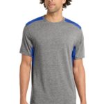 Sport-Tek ® PosiCharge ® Tri-Blend Wicking Draft Tee. ST410