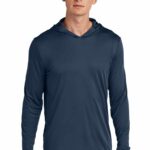Sport-Tek ® Posi-UV ® Pro Long Sleeve Hoodie ST420LSH