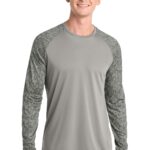 Sport-Tek ® Long Sleeve Digi Camo Tee. ST460LS