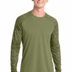 Sport-Tek ® Long Sleeve Digi Camo Tee. ST460LS