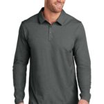 TravisMathew Oceanside Heather Long Sleeve Polo TM1MZ343
