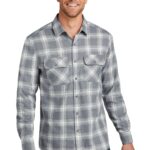 Port Authority ® Plaid Flannel Shirt. W668
