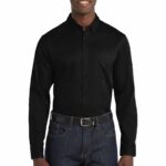 Port Authority ® Long Sleeve SuperPro React  Twill Shirt. W808