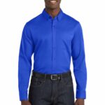 Port Authority ® Long Sleeve SuperPro React  Twill Shirt. W808