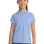 Port Authority ® Girls Silk Touch  Peter Pan Collar Polo. YG503