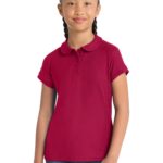 Port Authority ® Girls Silk Touch  Peter Pan Collar Polo. YG503