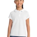Port Authority ® Girls Silk Touch  Peter Pan Collar Polo. YG503