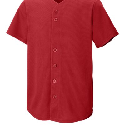 Sport-Tek ® Youth PosiCharge ® Tough Mesh Full-Button Jersey YST220