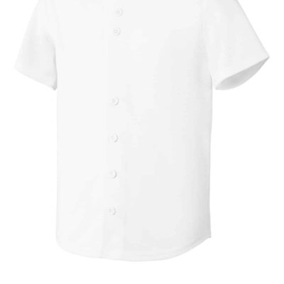 Sport-Tek ® Youth PosiCharge ® Tough Mesh Full-Button Jersey YST220