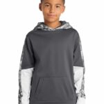 Sport-Tek ® Youth Sport-Wick ® Mineral Freeze Fleece Colorblock Hooded Pullover. YST231