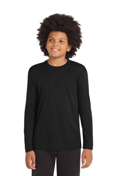 Sport-Tek ®  Youth Long Sleeve PosiCharge ®  Competitor Tee. YST350LS