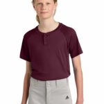 Sport-Tek ® Youth PosiCharge ® Competitor  2-Button Henley YST359