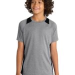 Sport-Tek ® Youth Heather Colorblock Contender  Tee. YST361