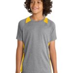 Sport-Tek ® Youth Heather Colorblock Contender  Tee. YST361