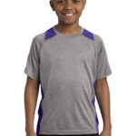 Sport-Tek ® Youth Heather Colorblock Contender  Tee. YST361