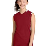 Sport-Tek ® Youth Club Sleeveless V-Neck YST441