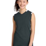 Sport-Tek ® Youth Club Sleeveless V-Neck YST441