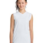 Sport-Tek ® Youth Club Sleeveless V-Neck YST441